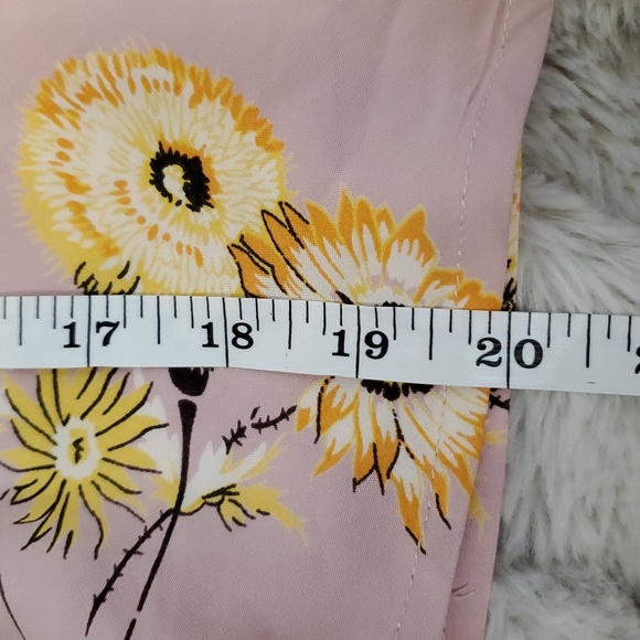 Madewell Blush Pink Floral Wrap Top XS - Picture 12 of 12